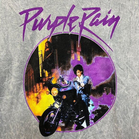Prince the Revolution Purple Rain Album Art Funk Rock Tee Medium - Picture 2 of 4
